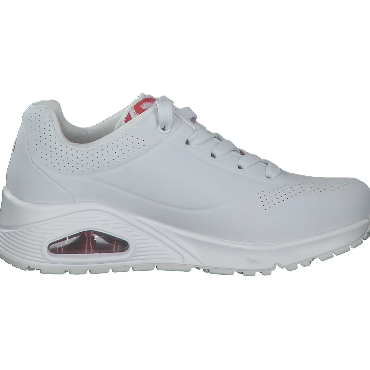 Skechers 155507, Sneakers Low, Damen, WRPK white/red/pink