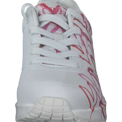Skechers 155507, Sneakers Low, Damen, WRPK white/red/pink