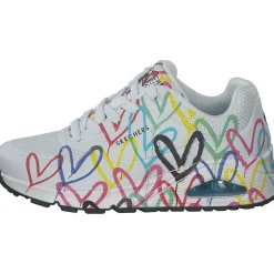 Skechers 155507, Sneakers Low, Damen, WMLT Weiß