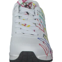 Skechers 155507, Sneakers Low, Damen, WMLT Weiß