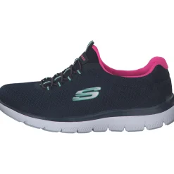 Skechers 12980, Sneakers Low, Damen, blau/pink