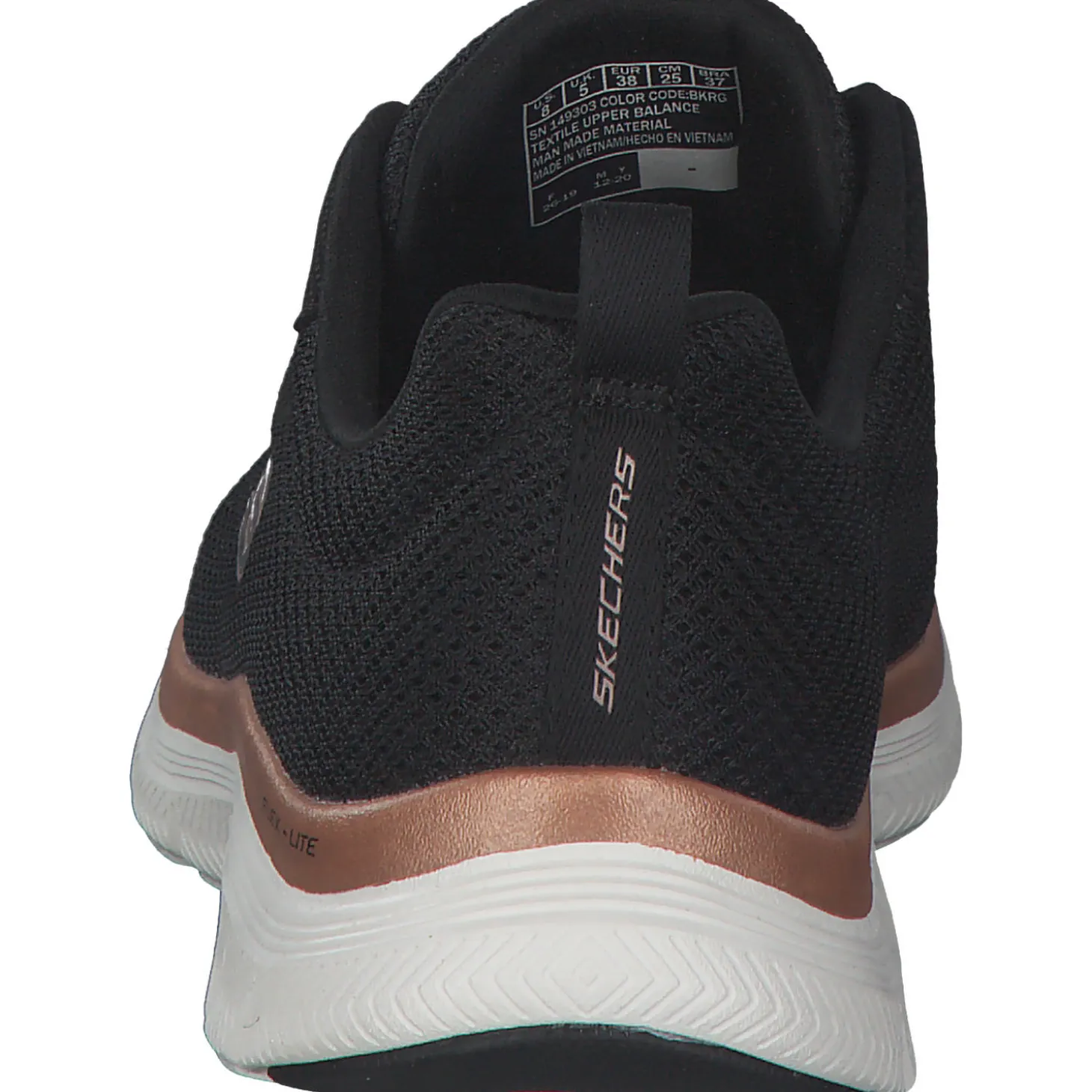 Skechers 149303, Sneakers Low, Damen, BKRG Schwarz