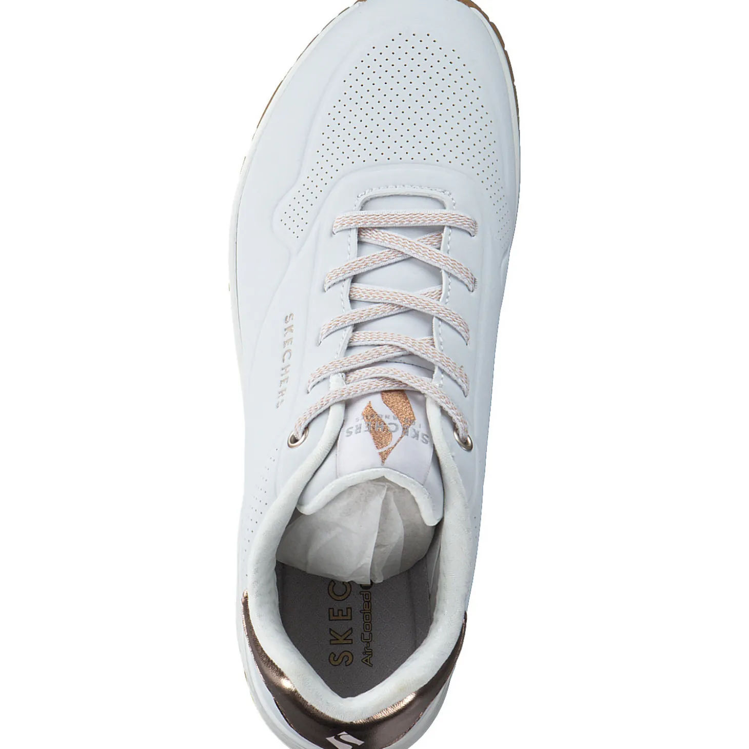 Skechers 155196, Sneakers Low, Damen, Weiß