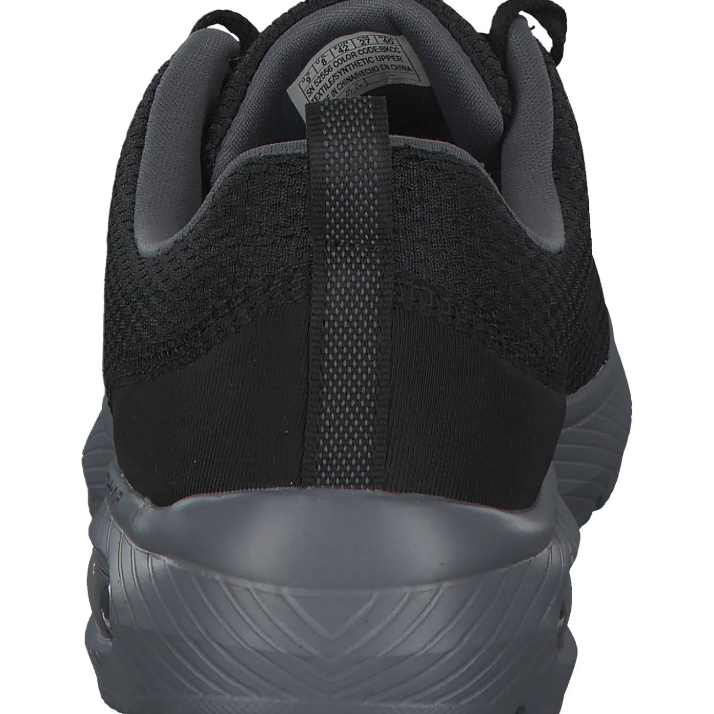 Skechers 52556, Sneakers Low, Herren, Schwarz (Black)