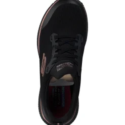 Skechers 77222EC, Sneakers Low, Damen, BKRG black rose gold