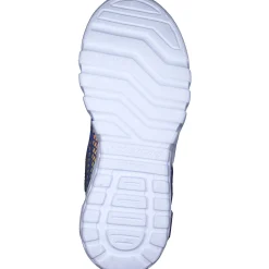 Skechers 400137L, Sneakers Low, Kinder, roal/orange/yellow