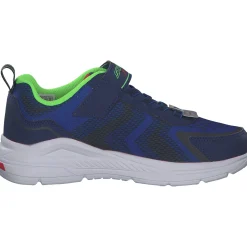 Skechers 401660L, Sneakers Low, Kinder, navy/lime/red