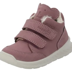 Superfit 1-000372-8510 Stiefelette Leder, Lauflernschuhe, Kinder, LILA
