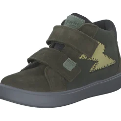 Superfit 1-000771-7010 Stiefelette Leder  SUPIES, Lauflernschuhe, Kinder, GRÜN/GELB