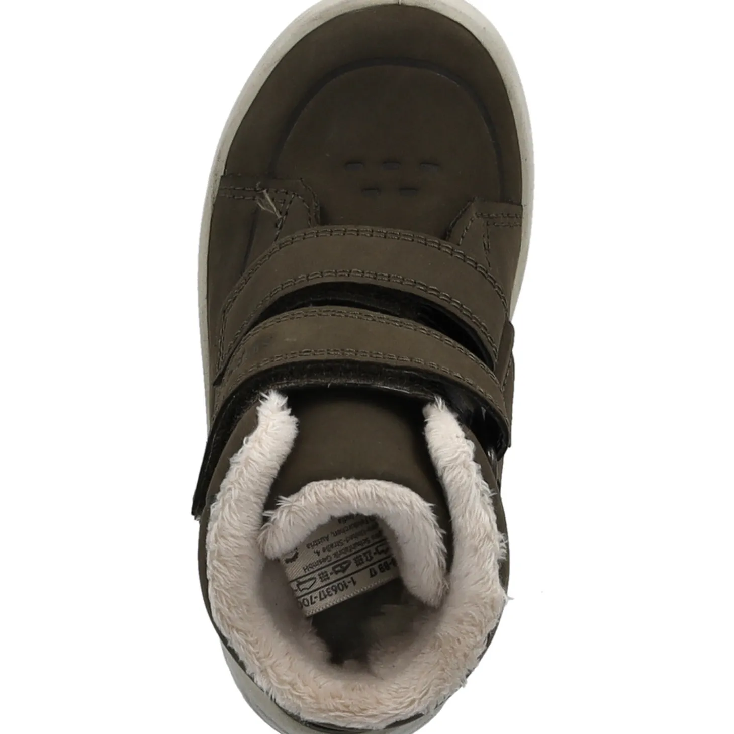 Superfit 1-106317-7000 Stiefelette Leder GROOVY, Lauflernschuhe, Kinder, Grün