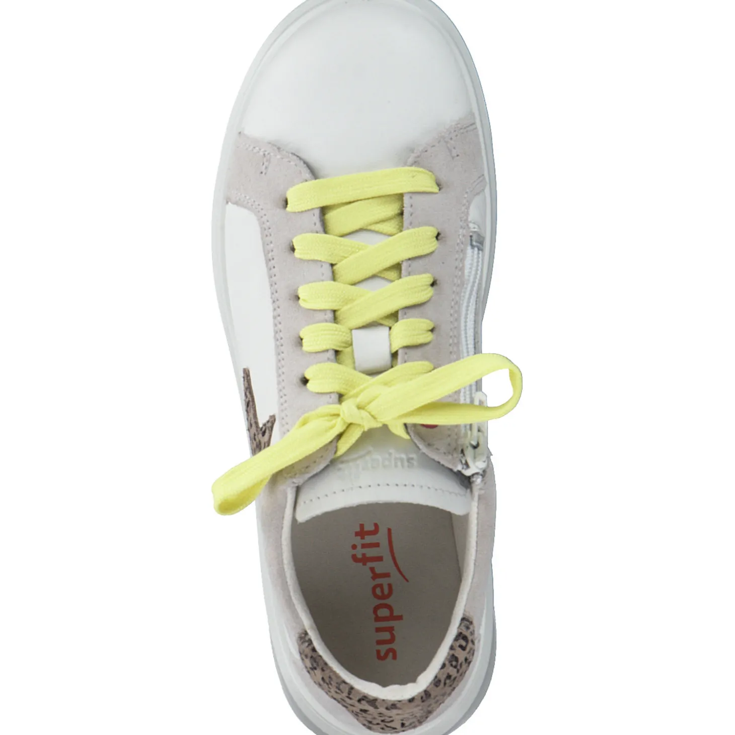 Superfit COSMO 06461, Sneakers Low, Kinder, Weiß/Gelb