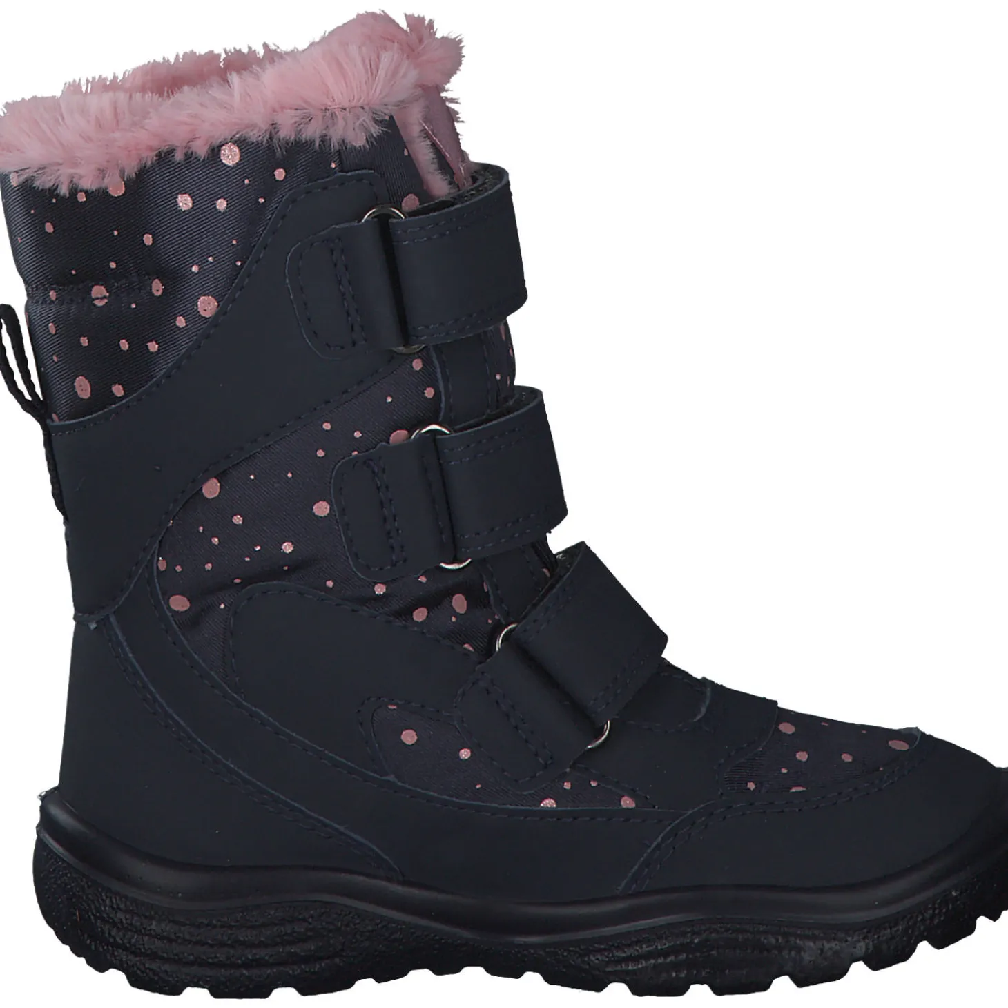 Superfit CRYSTA 09090, Stiefeletten (Kinder), Kinder, Blau (Blau/Rosa)