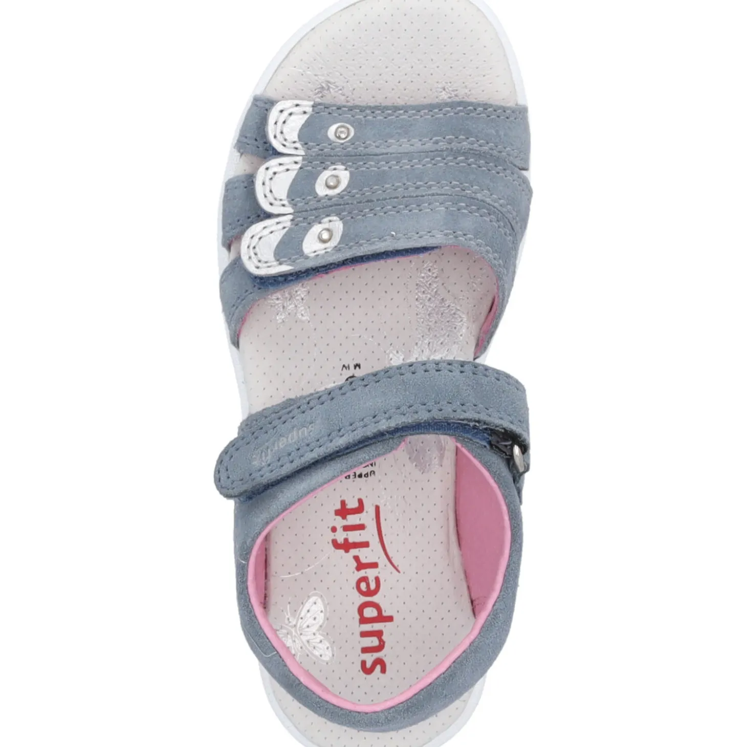 Superfit EMILY 06137, Sandaletten, Kinder, BLAU/ROSA