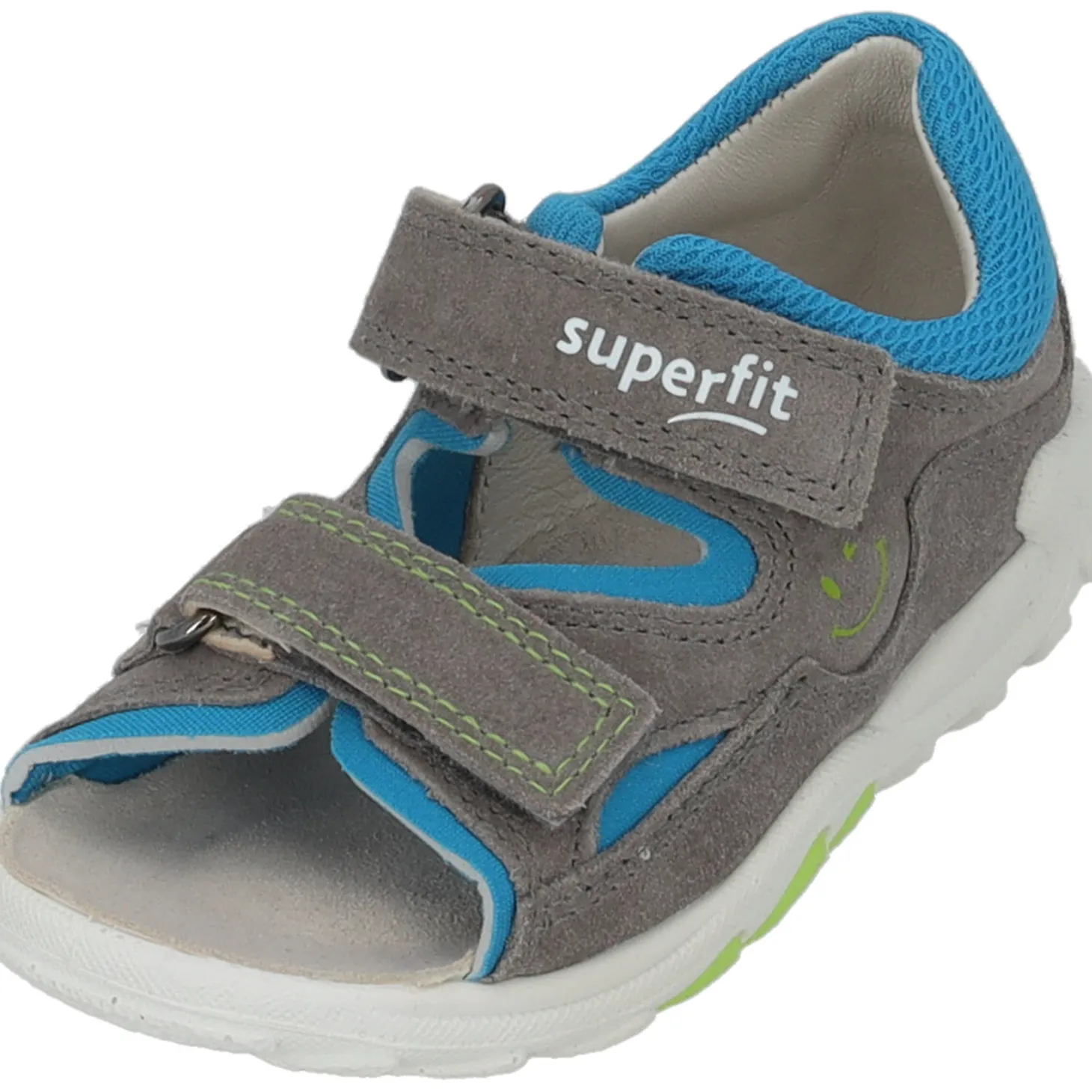 Superfit FLOW 00034, Sandalen (Kinder), Kinder, GRAU/TÜRKIS