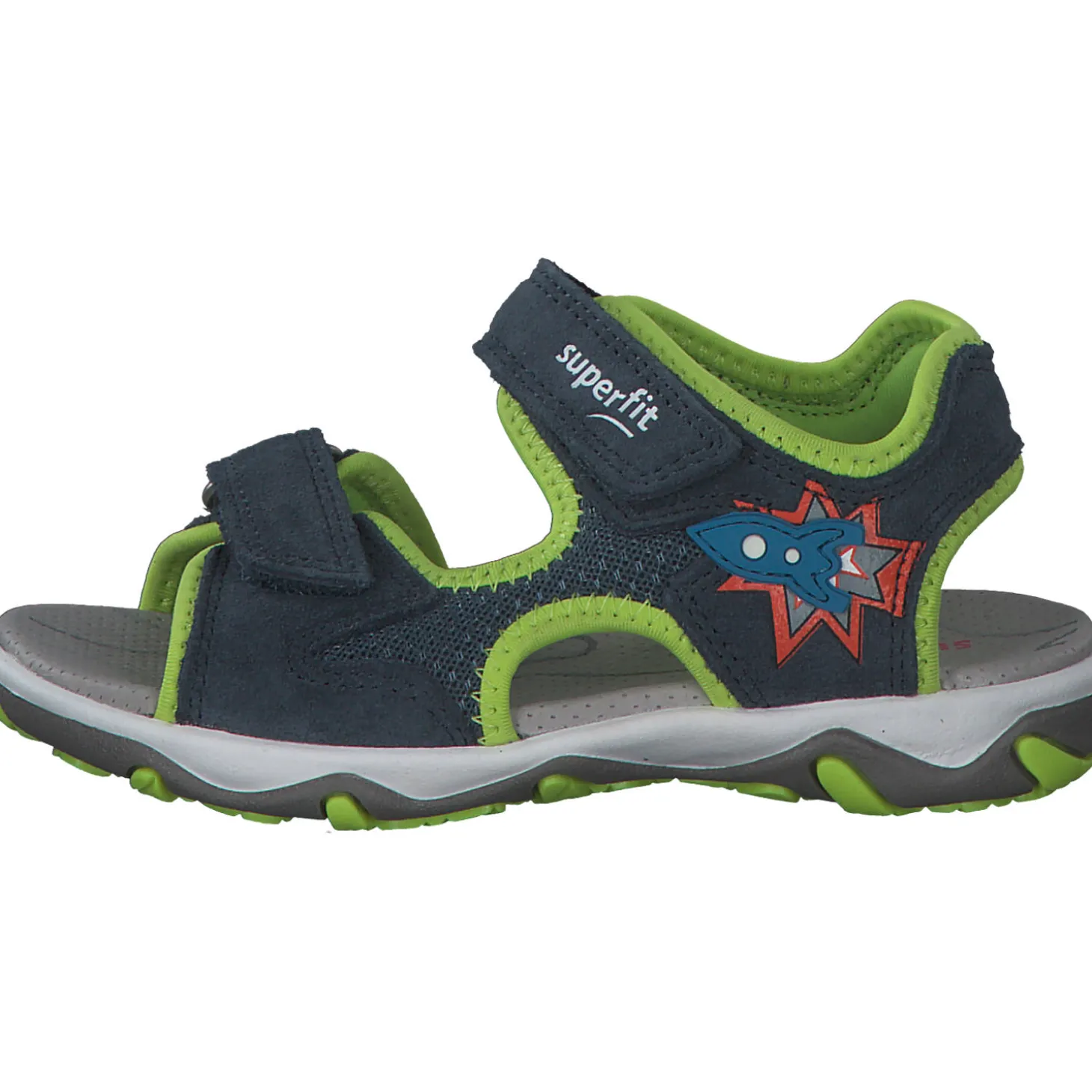 Superfit MIKE 3.0 09469, Sandalen (Kinder), Kinder, BLAU/GRÜN