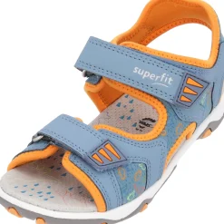 Superfit MIKE 3.0 09472, Sandaletten, Kinder, BLAU/ORANGE