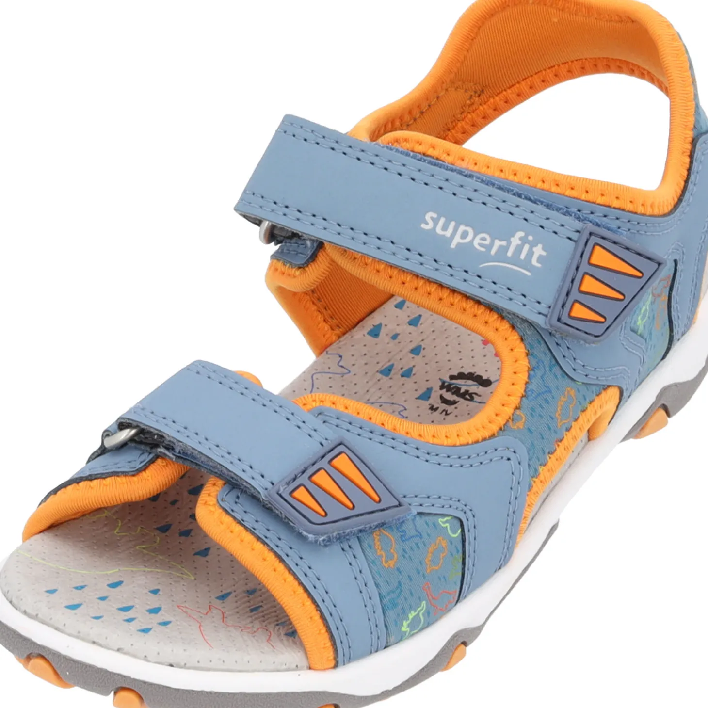 Superfit MIKE 3.0 09472, Sandaletten, Kinder, BLAU/ORANGE