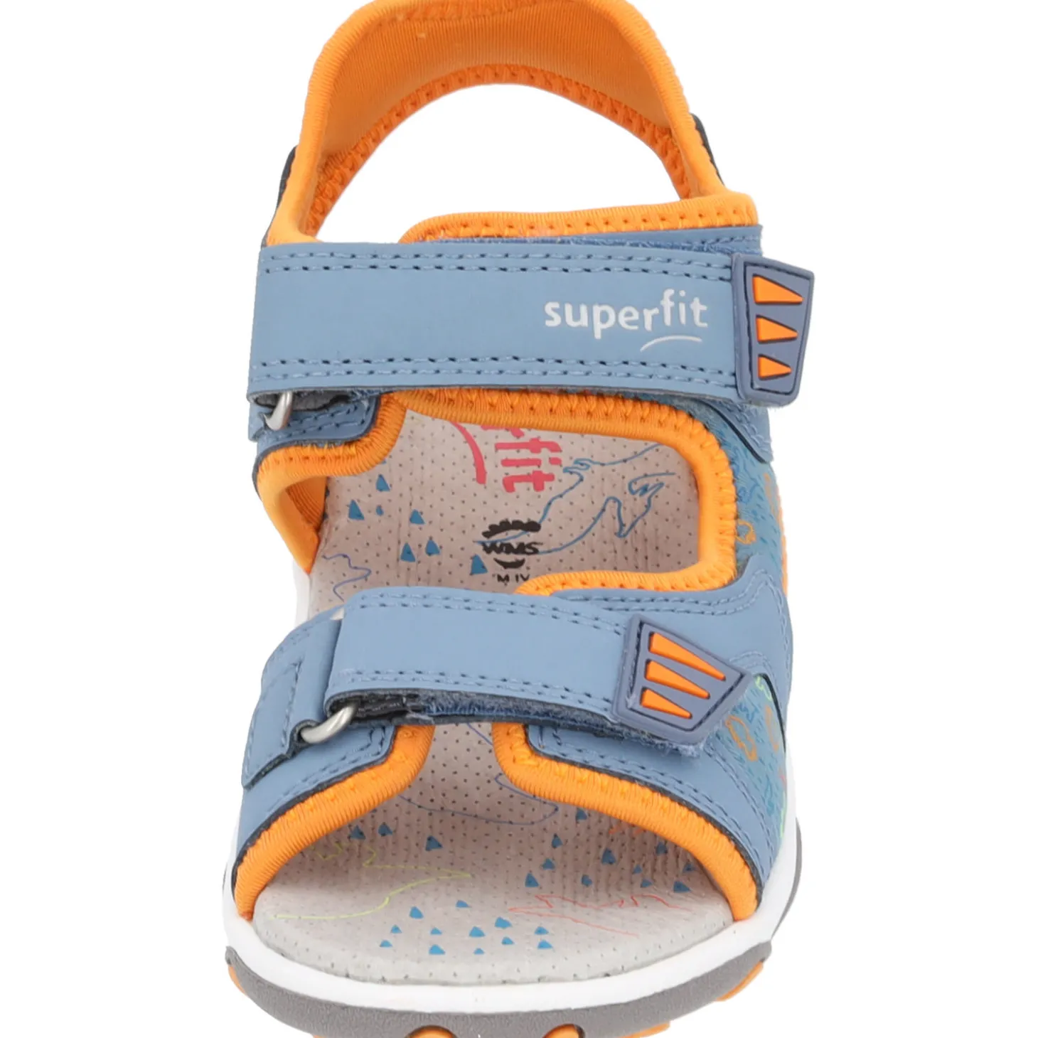 Superfit MIKE 3.0 09472, Sandaletten, Kinder, BLAU/ORANGE