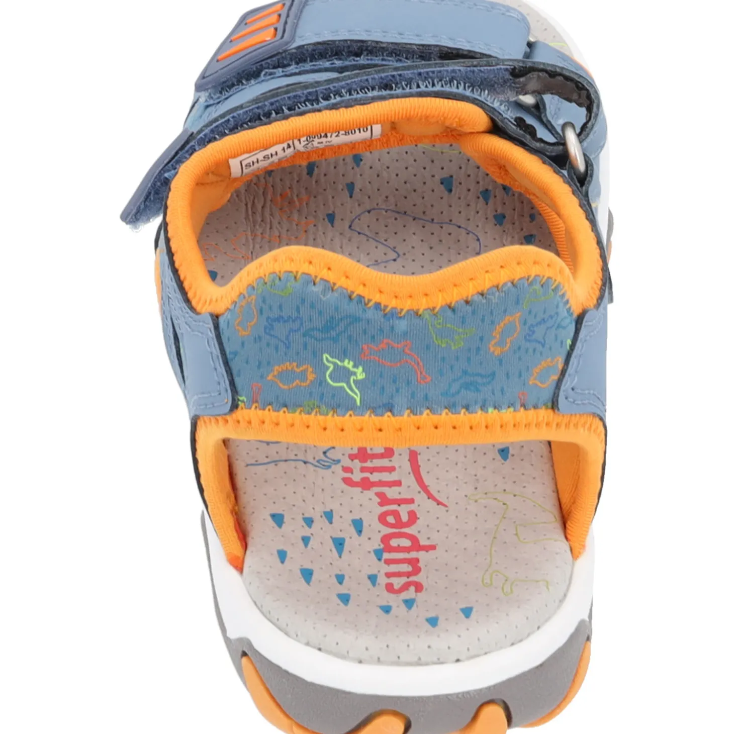 Superfit MIKE 3.0 09472, Sandaletten, Kinder, BLAU/ORANGE