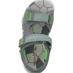 Superfit MIKE 3.0 09466, Sandaletten, Kinder, HELLGRÜN/HELLGRAU