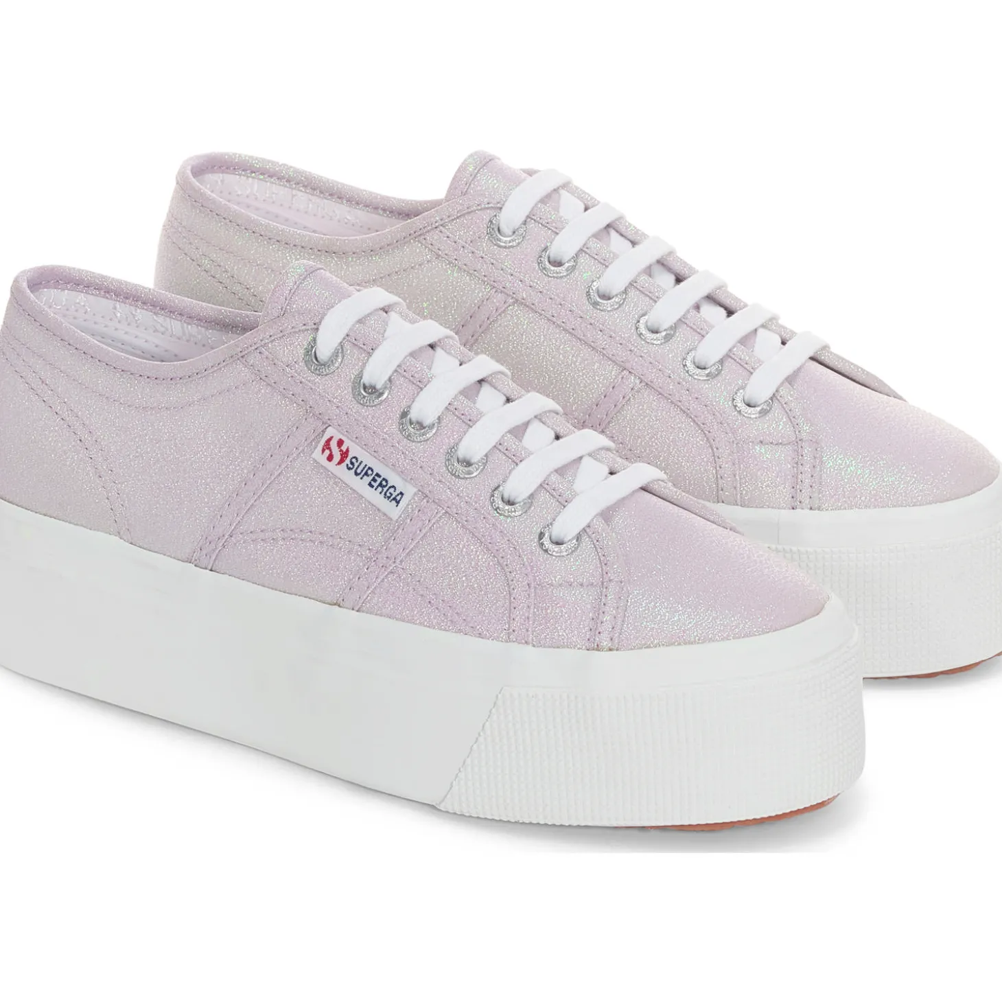 Superga 2790 Lame S61174W, Schnürschuhe, Damen, pink ish iridesscent