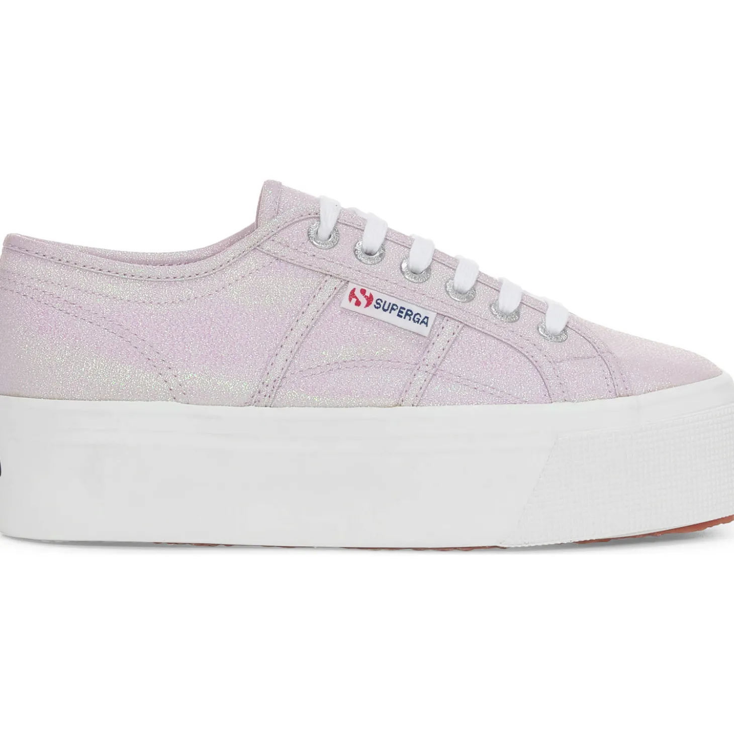 Superga 2790 Lame S61174W, Schnürschuhe, Damen, pink ish iridesscent
