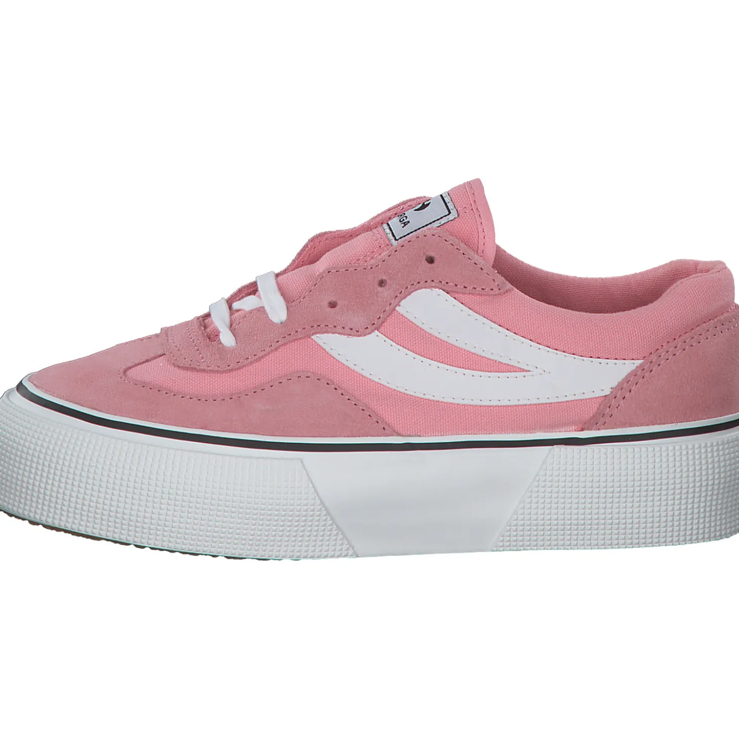 Superga 3041 Revolly Colorblock S1151MW, Schnürschuhe, Damen, pink white