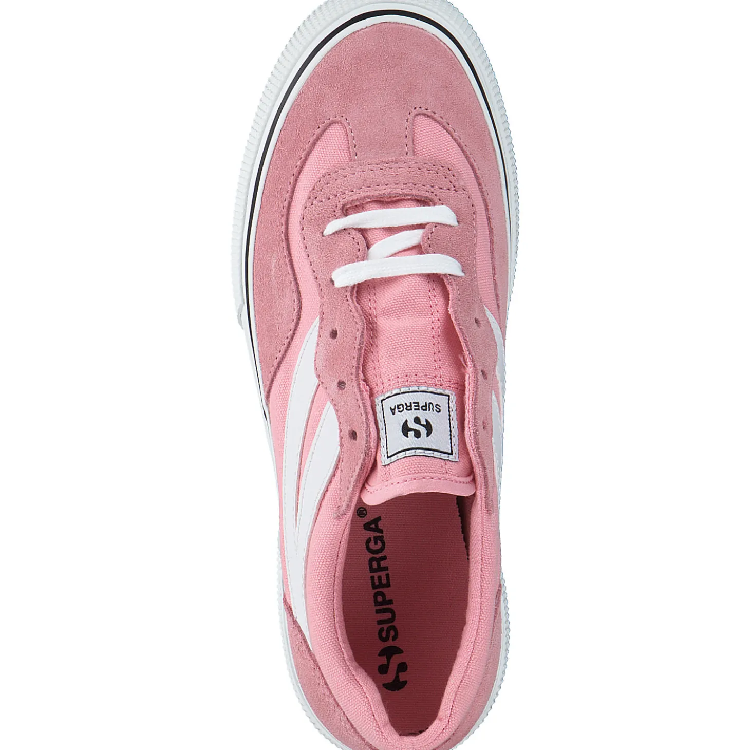 Superga 3041 Revolly Colorblock S1151MW, Schnürschuhe, Damen, pink white