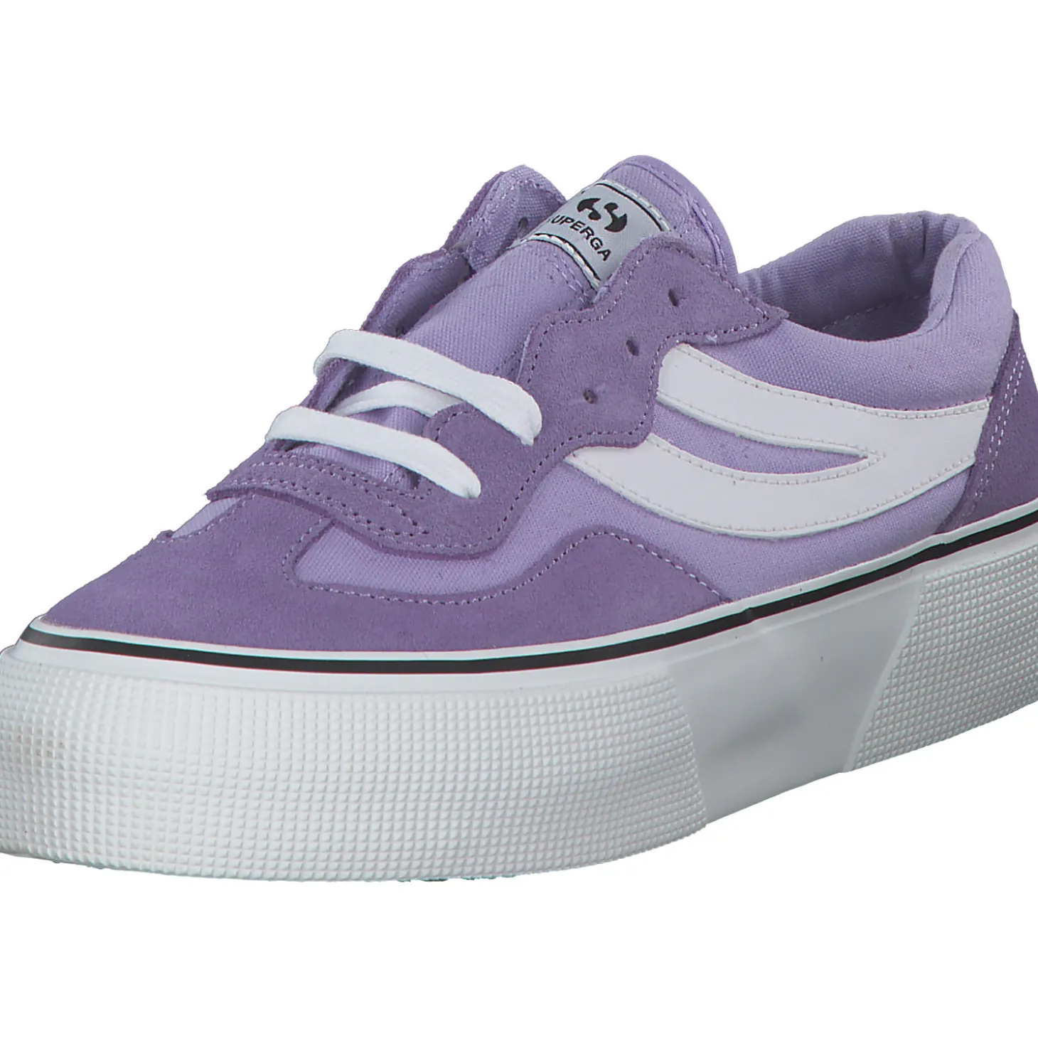 Superga 3041 Revolly Colorblock S1151MW, Schnürschuhe, Damen, violet lilla white