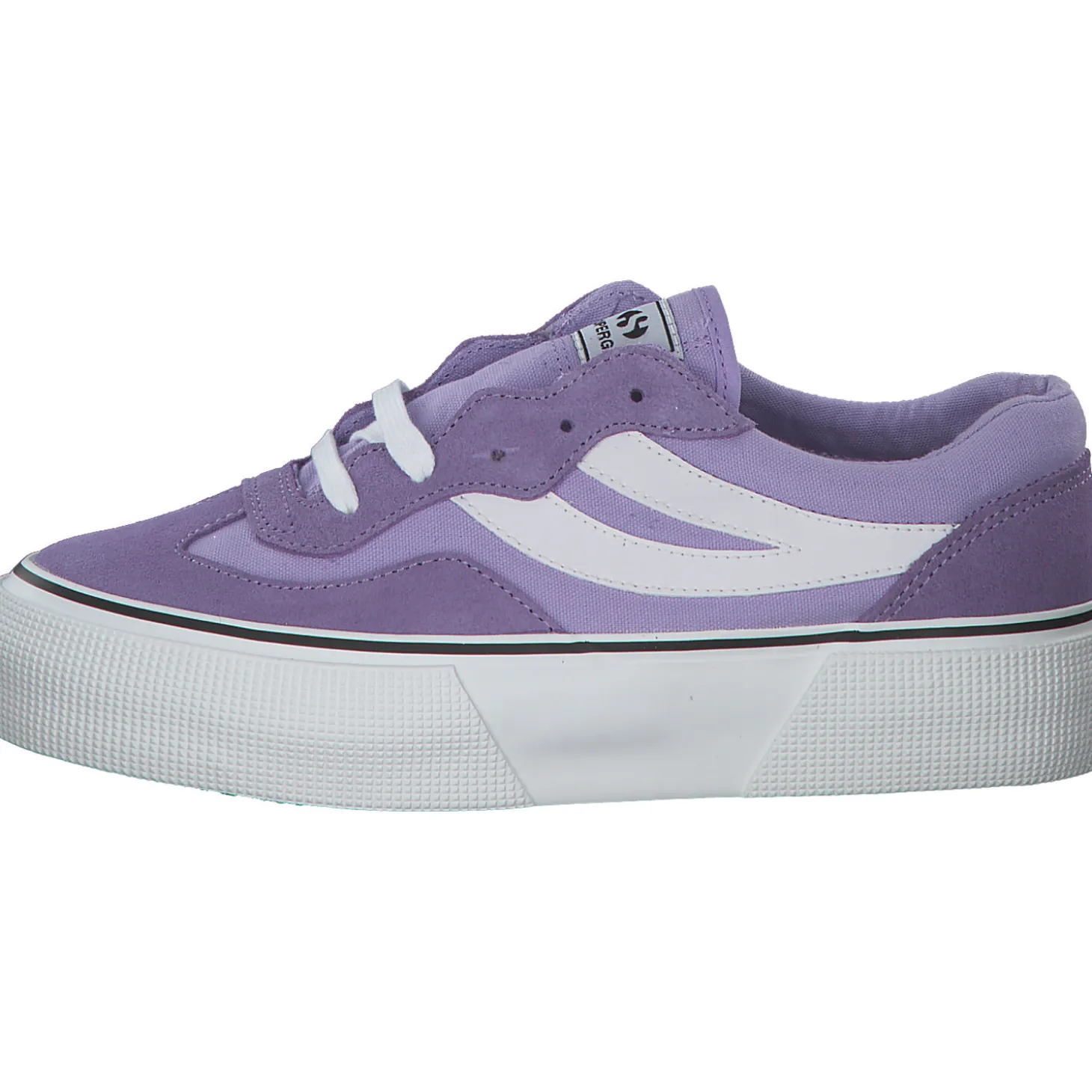 Superga 3041 Revolly Colorblock S1151MW, Schnürschuhe, Damen, violet lilla white