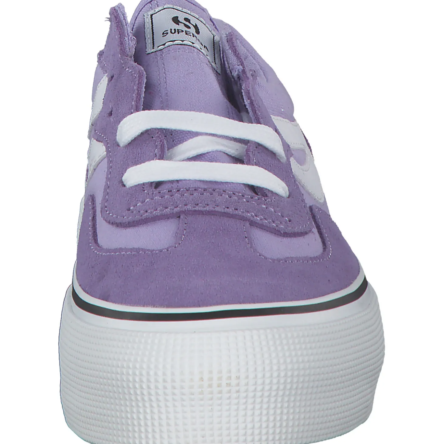 Superga 3041 Revolly Colorblock S1151MW, Schnürschuhe, Damen, violet lilla white