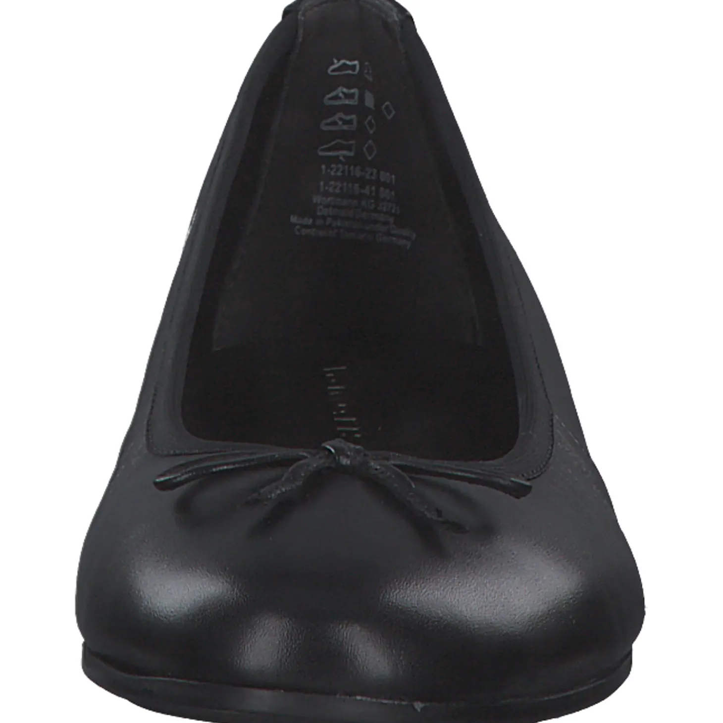 Tamaris 22116, Ballerinas, Damen, Schwarz (Black)