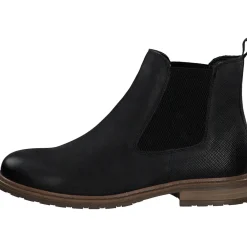Tamaris 25056, Chelsea Boots, Damen, BLACK/ STR.