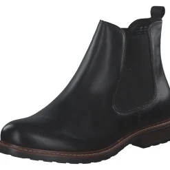 Tamaris 25056, Chelsea Boots, Damen, BLACK LEATHER