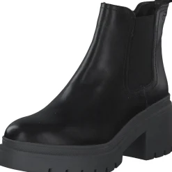 Tamaris 25459, Chelsea Boots, Damen, Schwarz/Grau