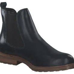 Tamaris 25056, Chelsea Boots, Damen, NAVY LEATHER
