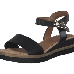 Tamaris 28222, Klassische Sandalen, Damen, Schwarz (Black)