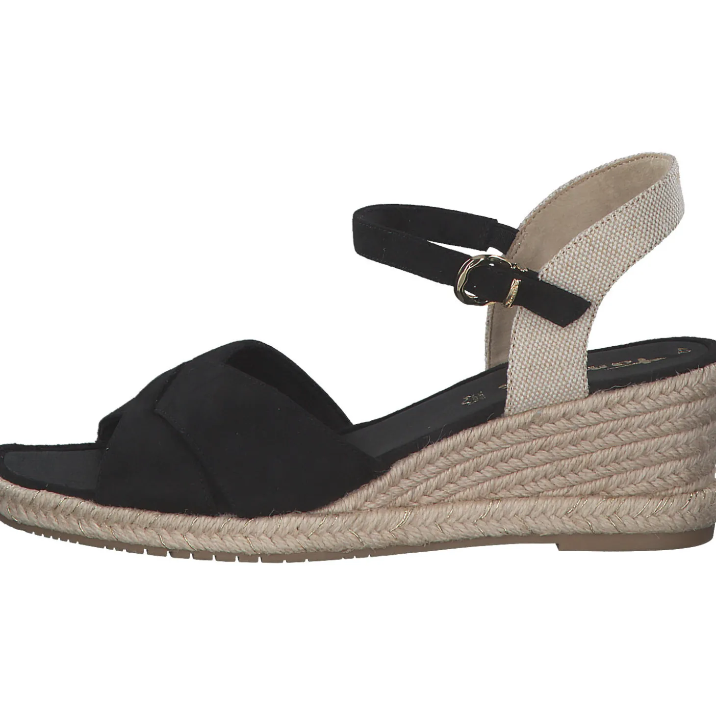 Tamaris 28367, Plateau-Sandaletten, Damen, black