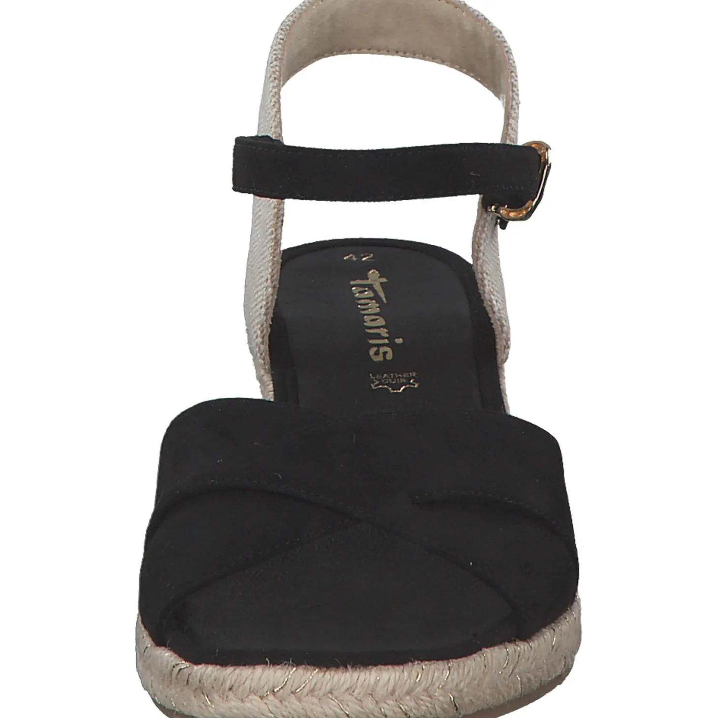 Tamaris 28367, Plateau-Sandaletten, Damen, black