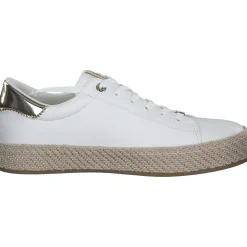 Tamaris 23713, Schnürschuhe, Damen, WHITE/GOLD
