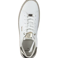 Tamaris 23713, Schnürschuhe, Damen, WHITE/GOLD