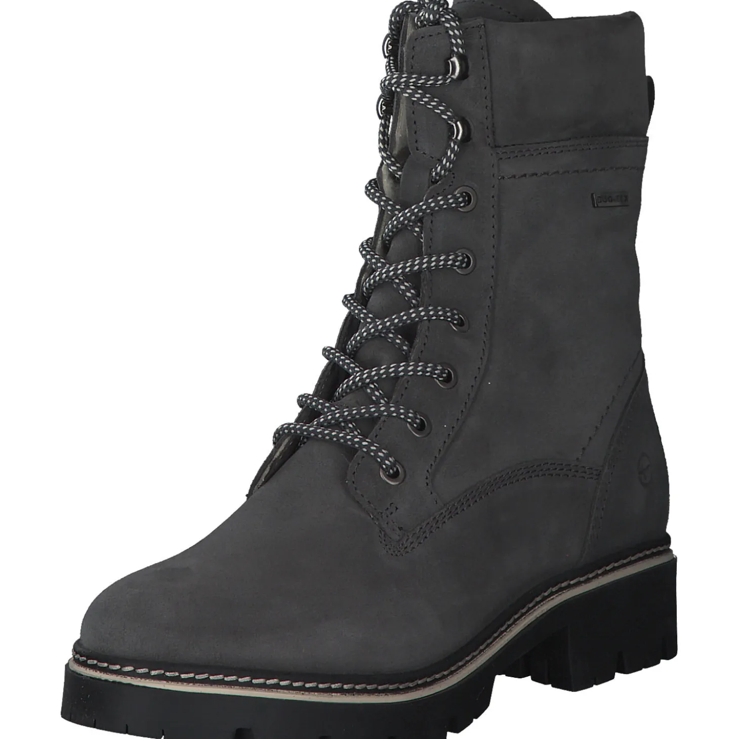 Tamaris 26859, Schnürstiefeletten, Damen, anthracite