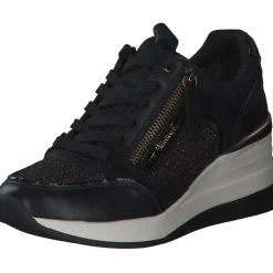 Tamaris 23703, Sneakers Low, Damen, BLACK/COPPER