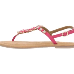 Tamaris 28124, T-Steg-Sandalen, Damen, FUXIA