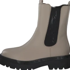 Tom Tailor 4294004, Chelsea Boots, Damen, Beige (taupe)
