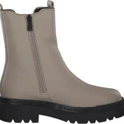 Tom Tailor 4294004, Chelsea Boots, Damen, Beige (taupe)