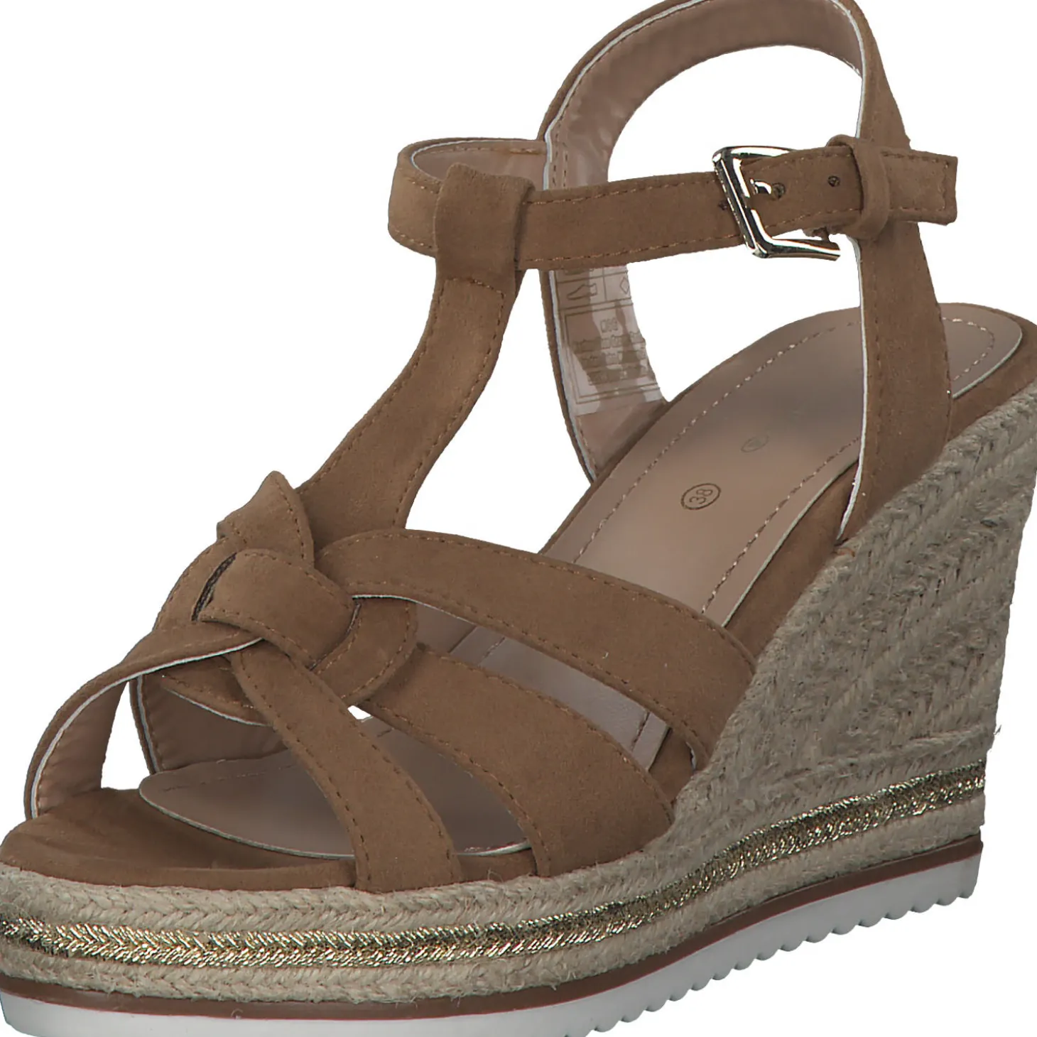 Tom Tailor 3290204, Keilsandaletten, Damen, Braun