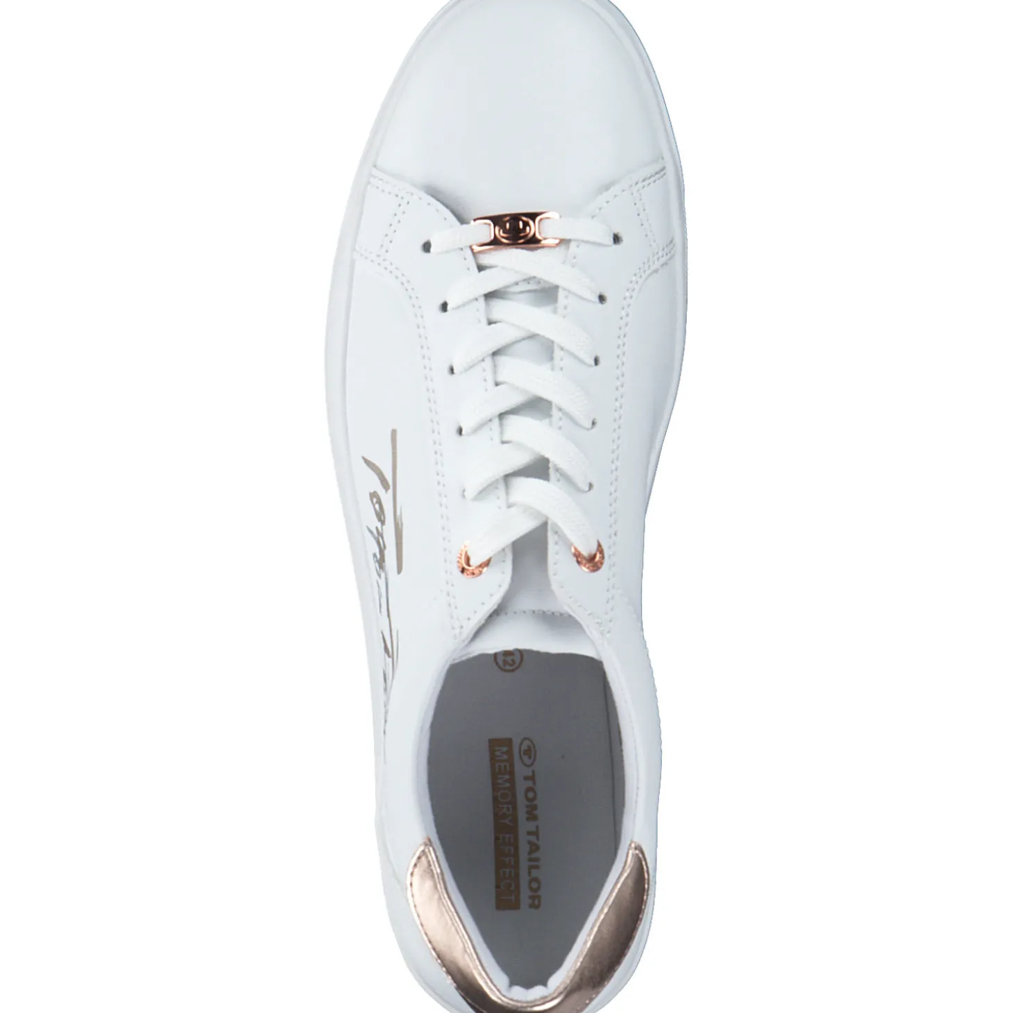 Tom Tailor 5394709, Schnürschuhe, Damen, weiss