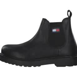 Tommy Hilfiger EM0EM01254, Chelsea Boots, Herren, Schwarz