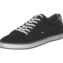 Tommy Hilfiger FM0FM00596, Sneakers Low, Herren, Schwarz (Black/Grey/Red)